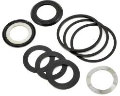 Wheels Manufacturing Bottom Brackets & Parts|MTB Bottom Bracket (Black) (BSA) (Angular Contact Bearings) (24mm/Shimano Spindle)