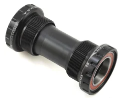 Wheels Manufacturing Bottom Brackets & Parts|MTB Bottom Bracket (Black) (BSA) (Angular Contact Bearings) (24mm/Shimano Spindle)