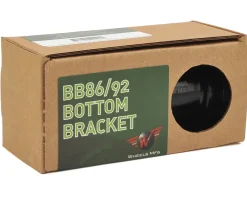 Wheels Manufacturing Bottom Brackets & Parts|Outboard Bottom Bracket (Black) (BB86/92) (24mm Spindle) (Angular Contact Bearings)