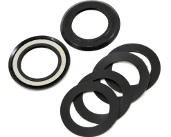 Wheels Manufacturing Bottom Brackets & Parts|Outboard Bottom Bracket (Black) (BB86/92) (24mm Spindle) (Angular Contact Bearings)