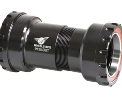 Wheels Manufacturing Bottom Brackets & Parts|Outboard Bottom Bracket (Black) (PF30) (30mm Spindle)