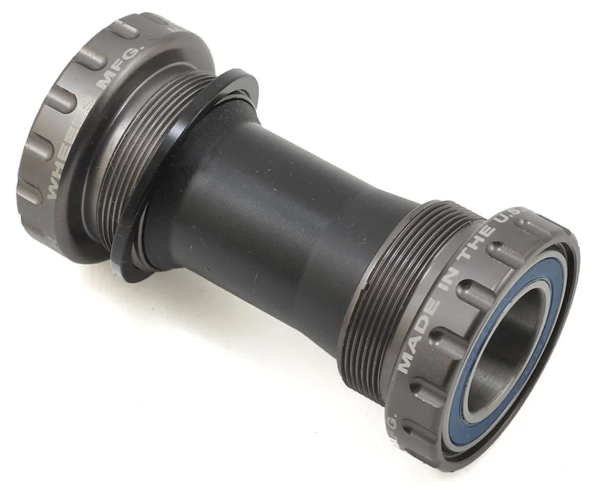 Wheels Manufacturing Bottom Brackets & Parts|SRAM Road External ABEC-5 Bottom Bracket (Grey) (BSA) (SRAM GXP Spindle)