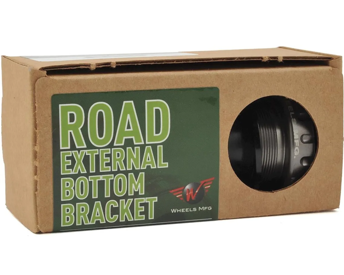 Wheels Manufacturing Bottom Brackets & Parts|SRAM Road External ABEC-5 Bottom Bracket (Grey) (BSA) (SRAM GXP Spindle)