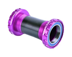 Wheels Manufacturing Bottom Brackets & Parts|Threaded External ABEC-3 Bottom Bracket (Purple) (BSA) (68/73/100) (SRAM DUB)