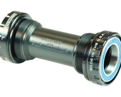 Wheels Manufacturing Bottom Brackets & Parts|Threaded External ABEC-3 Bottom Bracket (Black) (BSA) (68/73) (24mm/Shimano Spindle)
