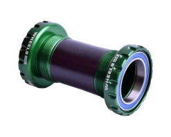 Wheels Manufacturing Bottom Brackets & Parts|Threaded External ABEC-3 Bottom Bracket (Green) (BSA) (68/73/100) (SRAM DUB)