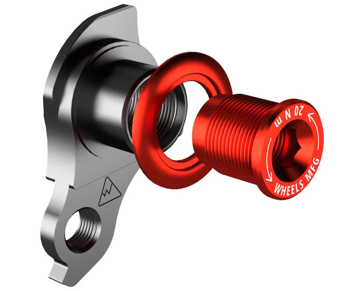 Wheels Manufacturing Derailleurs & Parts|Universal Derailleur Hanger 487 (Red) (UDH) (For Trek ABP MTB Frames)