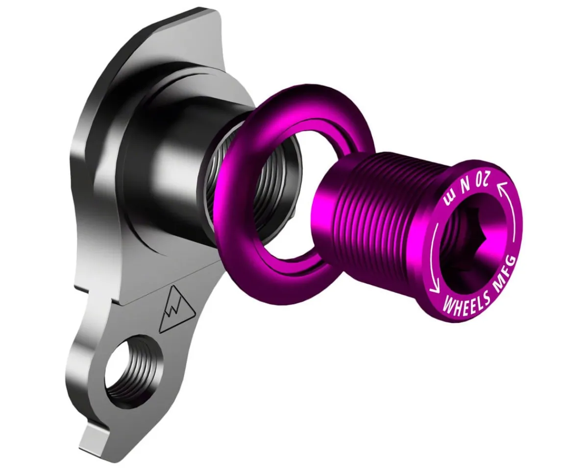 Wheels Manufacturing Derailleurs & Parts|Universal Derailleur Hanger 487 (Purple) (UDH) (For Trek ABP MTB Frames)