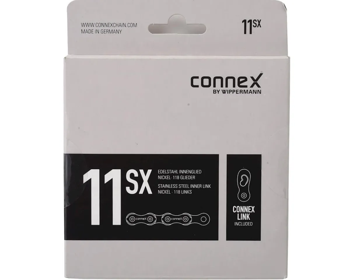 Wippermann Chains & Accessories|Connex 11SX Chain (Silver) (11 Speed) (118 Links)