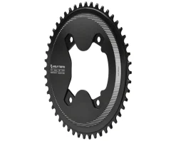Wolf Tooth Components Chainrings & Accessories|Replacement Parts|Aero Chainring (Black) (GRX 800 Series) (Drop-Stop ST) (Single) (46T) (110mm Shimano Asym. BCD)