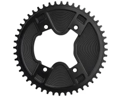 Wolf Tooth Components Chainrings & Accessories|Replacement Parts|Aero Chainring (Black) (GRX 800 Series) (Drop-Stop ST) (Single) (46T) (110mm Shimano Asym. BCD)