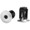 Wolf Tooth Components Handlebars|Alloy Bar End Plugs (Raw Silver)