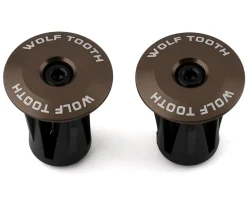 Wolf Tooth Components Handlebars|Alloy Bar End Plugs (Espresso)
