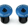 Wolf Tooth Components Handlebars|Alloy Bar End Plugs (Blue)