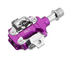 Wolf Tooth Components Pedals & Cleats|ALT XC Clipless Pedals (Ultraviolet Purple) (Shimano SPD)