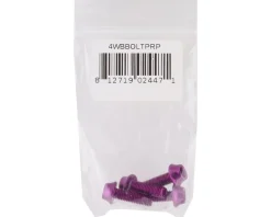 Wolf Tooth Components Bottle Cages & Mounts|Aluminum Bottle Cage Bolts (Purple) (4-Pack)