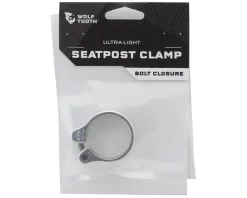 Wolf Tooth Components Seatposts & Clamps|Anodized Seatpost Clamp (Raw Silver) (34.9mm)