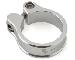 Wolf Tooth Components Seatposts & Clamps|Anodized Seatpost Clamp (Raw Silver) (34.9mm)