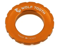 Wolf Tooth Components Brakes|Centerlock Rotor Lockring (Orange) (External Spline)