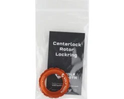 Wolf Tooth Components Brakes|Centerlock Rotor Lockring (Orange) (External Spline)