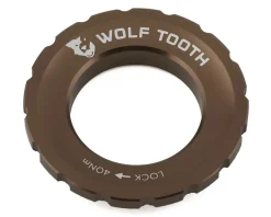 Wolf Tooth Components Brakes|Centerlock Rotor Lockring (Espresso) (External Spline)