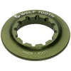 Wolf Tooth Components Brakes|Centerlock Rotor Lockring (Olive) (Internal Spline)