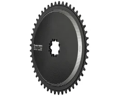 Wolf Tooth Components Chainrings & Accessories|Direct Mount Aero Chainring (Black) (Drop-Stop B) (Single) (46T) (For SRAM 8-Bolt Cranksets)