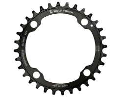 Wolf Tooth Components Chainrings & Accessories|Holiday Shopping|Drop-Stop Chainring (Black) (Drop-Stop B) (Single) (32T) (104mm BCD)