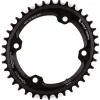 Wolf Tooth Components Chainrings & Accessories|Replacement Parts|Elliptical Chainring (Black) (110mm Shimano Asym. BCD) (Drop-Stop B) (Single) (38T) (GRX)