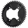 Wolf Tooth Components Chainrings & Accessories|Replacement Parts|Elliptical Aero Chainring (Black) (GRX 800 Series) (Drop-Stop ST) (Single) (46T) (110mm Shimano Asym. BCD)