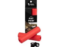 Wolf Tooth Components Grips & Handlebar Tape|Fat Paw Slip-On Grips (Red)