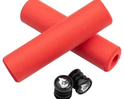 Wolf Tooth Components Grips & Handlebar Tape|Fat Paw Slip-On Grips (Red)