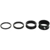 Wolf Tooth Components Headsets & Spacers|1-1/8" Headset Spacer Kit (Black) (3, 5, 10, 15mm)