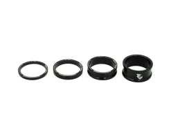 Wolf Tooth Components Headsets & Spacers|1-1/8" Headset Spacer Kit (Black) (3, 5, 10, 15mm)