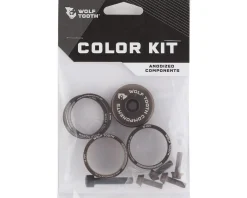 Wolf Tooth Components Headsets & Spacers|Headset Spacer BlingKit (Espresso) (3, 5, 10, 15mm) (w/ Bottle Cage Bolts)