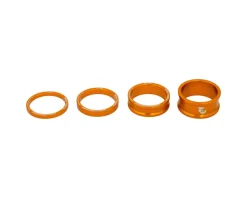 Wolf Tooth Components Headsets & Spacers|1-1/8" Headset Spacer Kit (Orange) (3, 5, 10, 15mm)