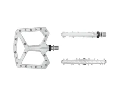 Wolf Tooth Components Pedals & Cleats|Ripsaw Platform Pedals (Silver)