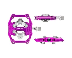 Wolf Tooth Components Pedals & Cleats|SHIFT Downhill Clipless Pedal (Ultraviolet Purple)