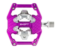 Wolf Tooth Components Pedals & Cleats|SHIFT Downhill Clipless Pedal (Ultraviolet Purple)