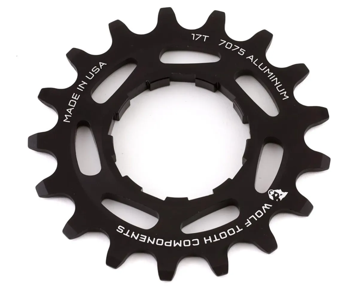 Wolf Tooth Components Cassettes|Single Speed Cog (Black) (3/32") (17T)