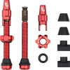 Wolf Tooth Components Tubeless Tire Tools|Tubeless Accessories|Tubeless Valve Stem Kit For Clik Valve (Red) (44mm)