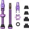Wolf Tooth Components Tubeless Tire Tools|Tubeless Accessories|Tubeless Valve Stem Kit For Clik Valve (Ultraviolet) (44mm)