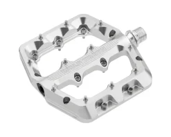 Wolf Tooth Components Pedals & Cleats|Waveform Platform Pedals (Raw Silver) (L)