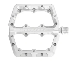 Wolf Tooth Components Pedals & Cleats|Waveform Platform Pedals (Raw Silver) (L)
