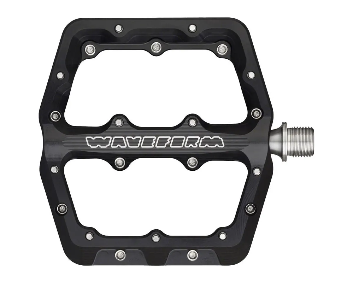 Wolf Tooth Components Pedals & Cleats|Waveform Platform Pedals (Black) (S)