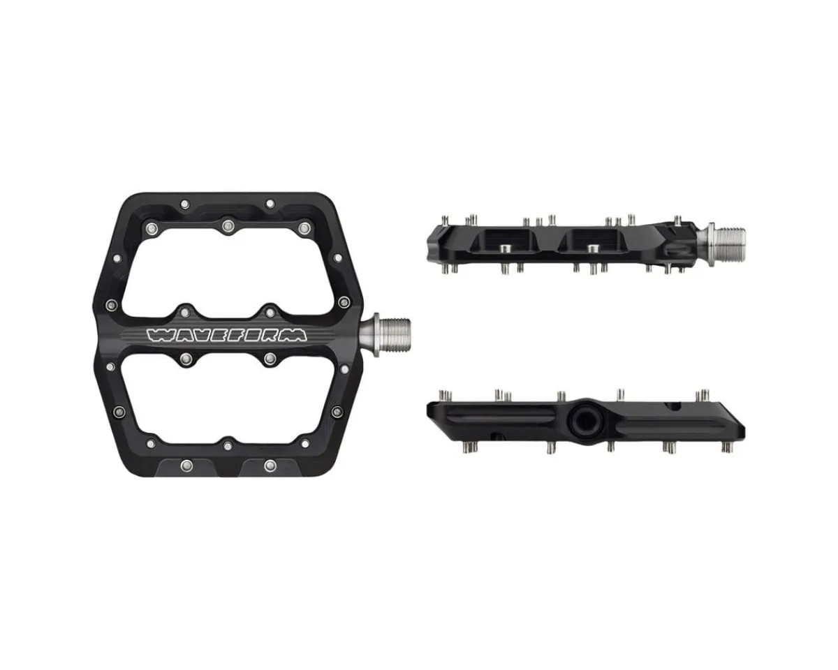 Wolf Tooth Components Pedals & Cleats|Waveform Platform Pedals (Black) (S)