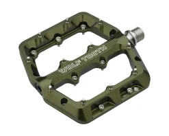 Wolf Tooth Components Pedals & Cleats|Waveform Platform Pedals (Olive) (S)