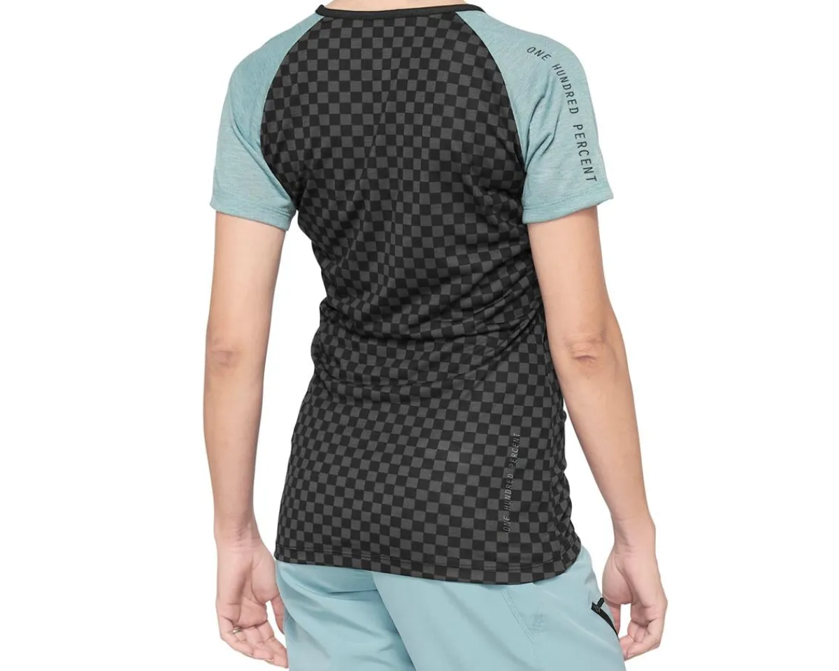 1 Clothing Sale|Jerseys|00% Women's Airmatic Jersey (Seafoam Checkers) (XL)