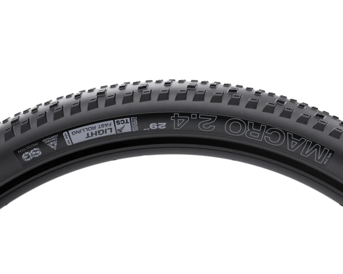 WTB Tires|Macro Tubeless Mountain Tire (Black) (29") (2.4") (Light/Fast w/SG) (TriTec)