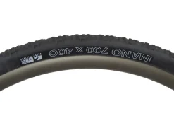 WTB Tires|Nano 700 Tubeless Gravel Tire (Black) (700c) (40mm) (Light/Fast) (Dual DNA)